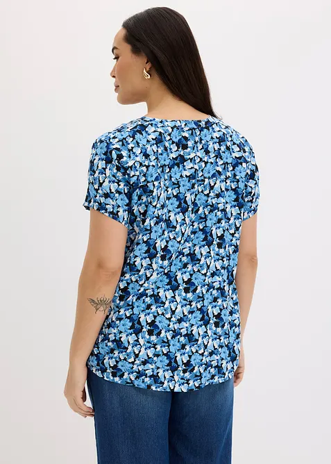 Kortermet bluse i 100% viskose, bonprix