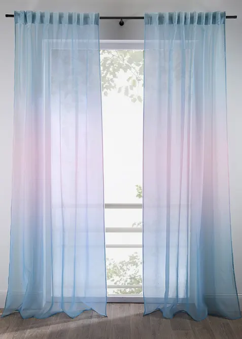 M&oslash;nstret gardin (1-pack), bonprix