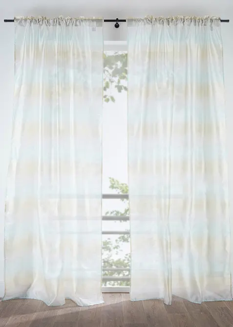 Gardin med glanseffekt (1-pack), bonprix