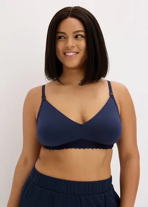 Amme-BH uten b&oslash;yler med &oslash;kologisk bomull (2-pack), bonprix