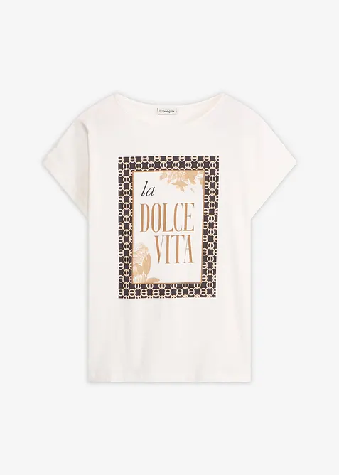 Topp i 100% &oslash;kologisk bomull, bonprix