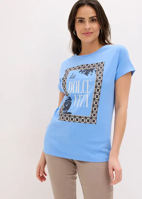 Topp i 100% &oslash;kologisk bomull, bonprix