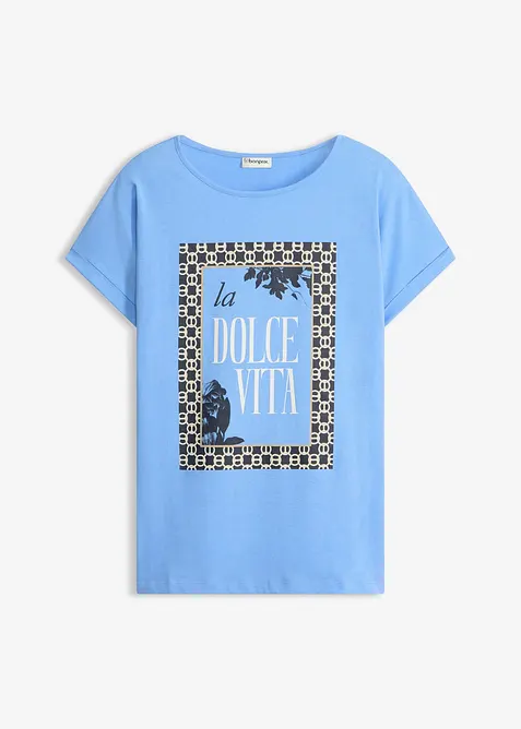 Topp i 100% &oslash;kologisk bomull, bonprix