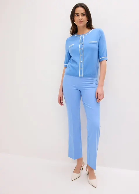 Strikkejakke med viskose, bonprix