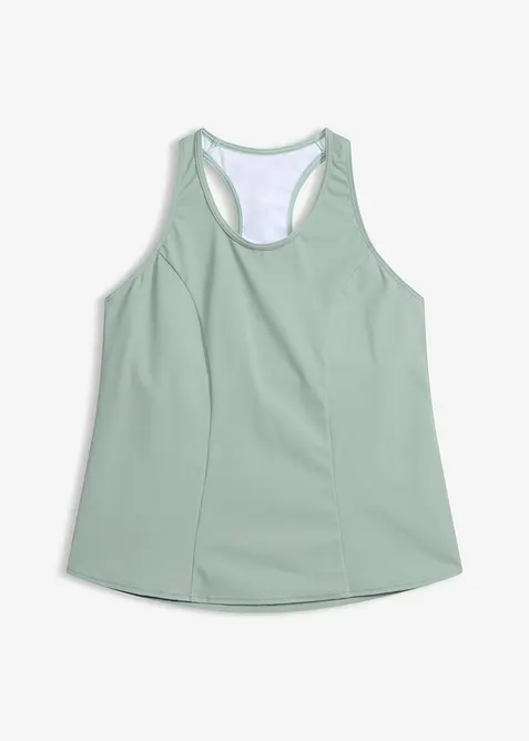 Hurtigt&oslash;rkende tankini topp, bonprix