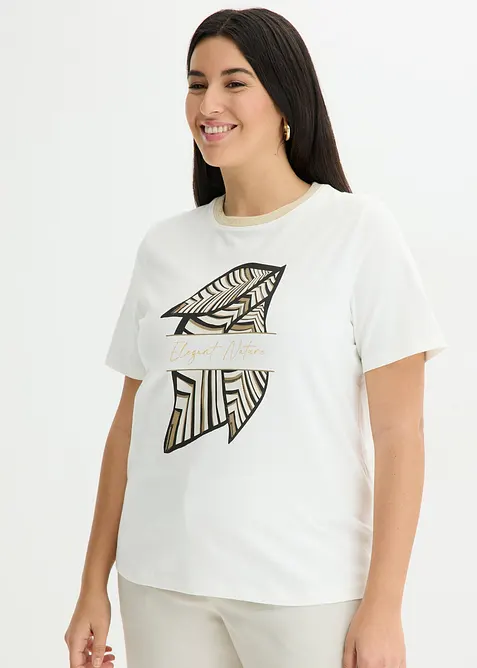 Topp i &oslash;kologisk bomull, bonprix