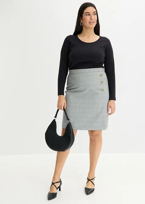 Blyantskj&oslash;rt med ruter, bonprix