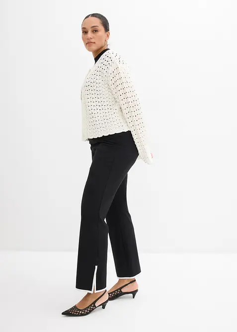 Bukse av Punt di Roma-materiale med splitter, bonprix