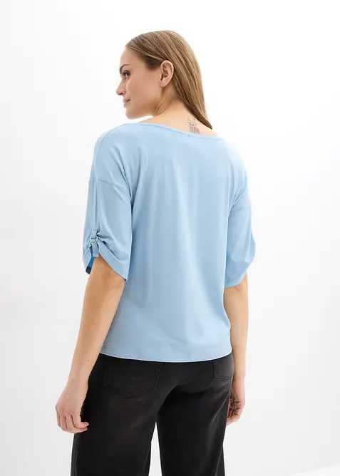 T-skjorte med b&aring;thals, bonprix