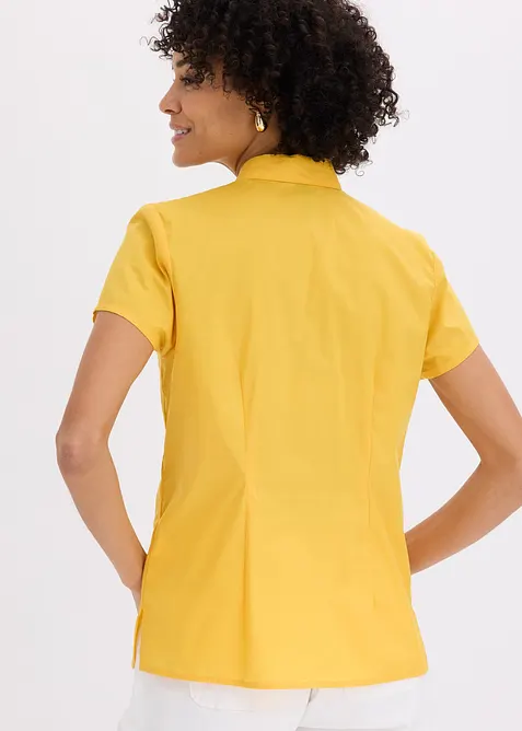 Kortermet bluse i poplin, bonprix
