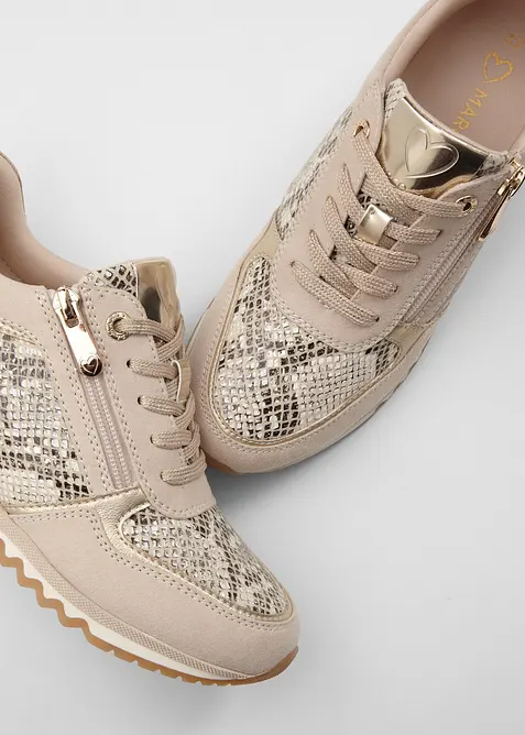 Sneakers fra Marco Tozzi med glidel&aring;s, Marco Tozzi