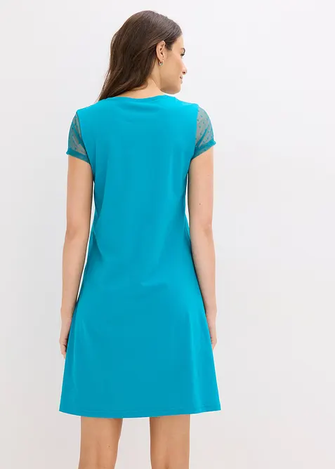 Kort nattkjole i &oslash;kologisk bomull, bonprix