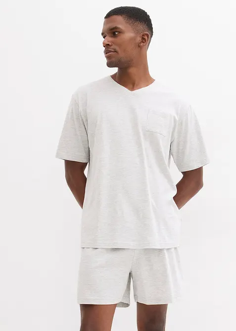 Kort pyjamas med bomull (4-delt sett), bonprix