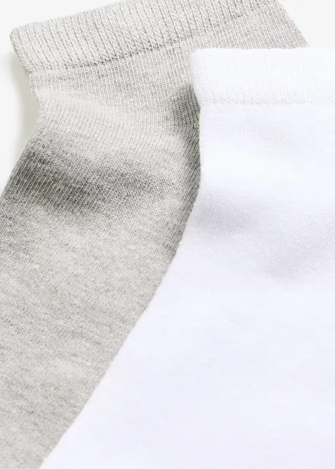 Korte sokker med &oslash;kologisk bomull (10-pack), bonprix