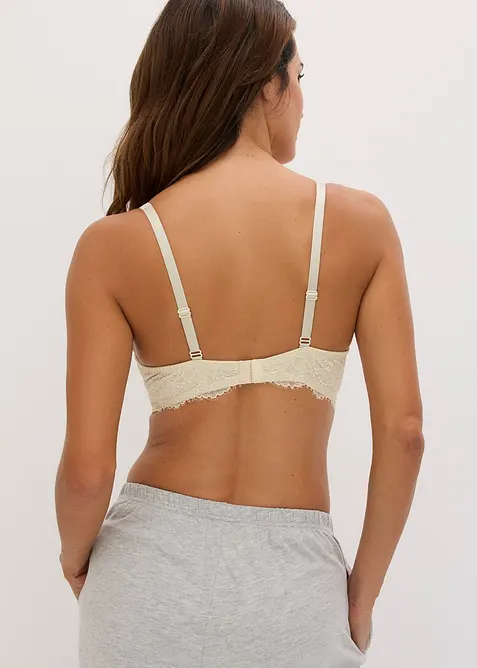 Vattert BH i glinsende materiale, bonprix