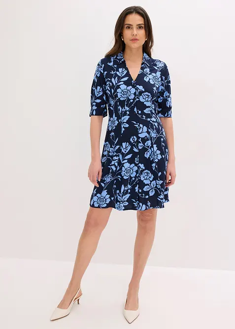 Skjortekjole i lett viskose, bonprix