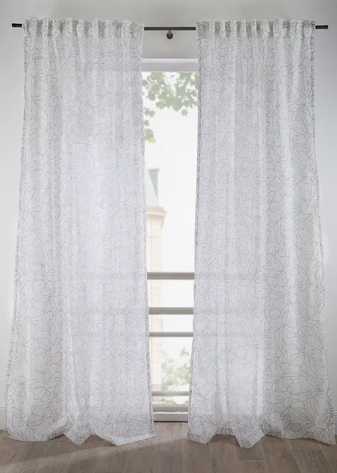 Gardin av b&aelig;rekraftig polyester (2-pack), bonprix