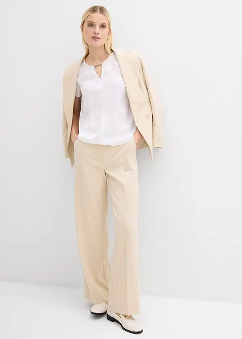 Tunika i tynn sateng, bonprix