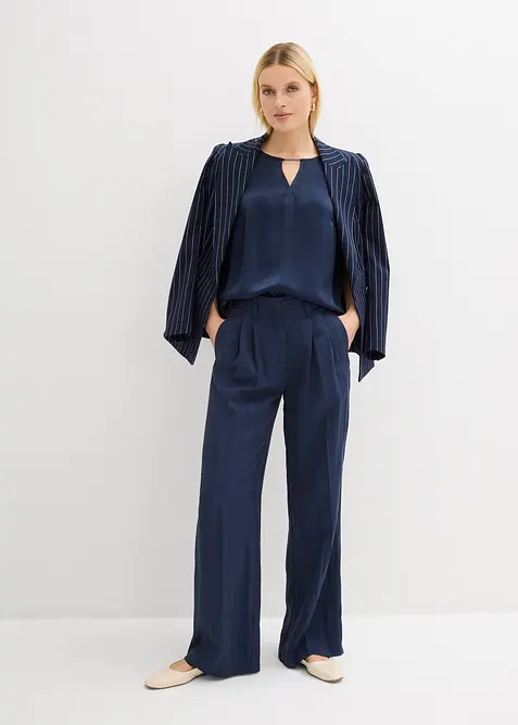 Tunika i tynn sateng, bonprix