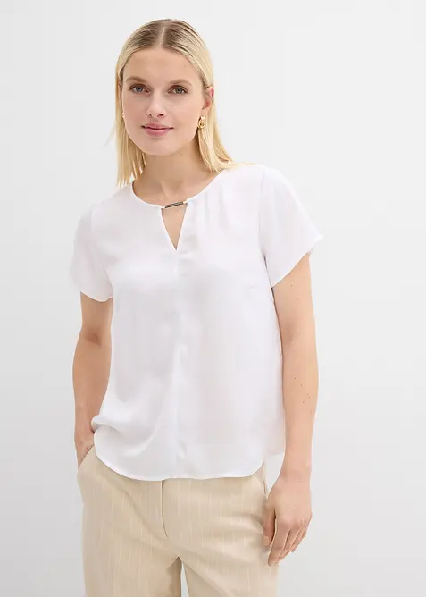 Tunika i tynn sateng, bonprix