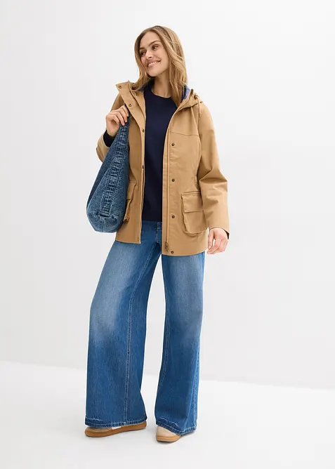 Jakke med rutete f&ocirc;r, bonprix