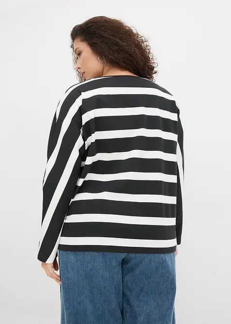 Langermet topp i 100% &oslash;kologisk bomull, bonprix