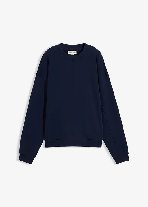 Oversized sweatshirt i 100% &oslash;kologisk bomull, bonprix