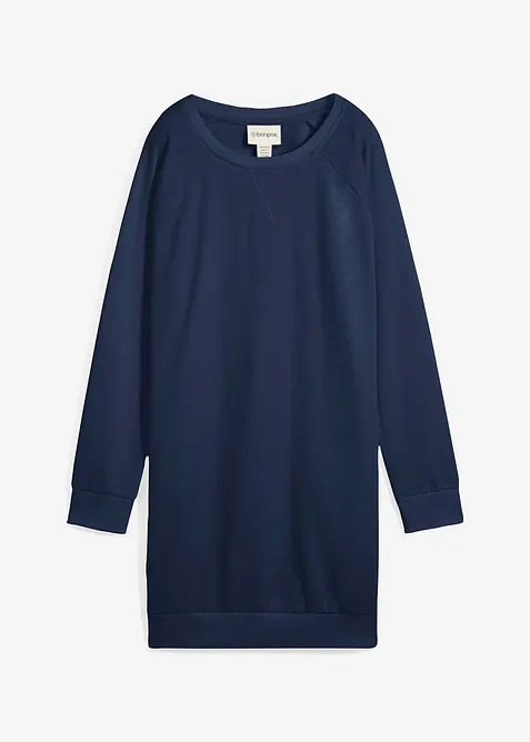 Sweatshirtkjole i myk frott&egrave;, bonprix