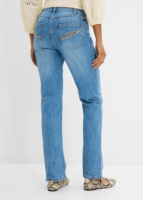 Straight-jeans, Mid Waist, komfortlinning, bonprix