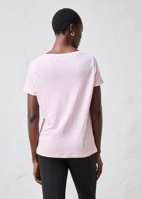 T-skjorte i 100% lin, bonprix