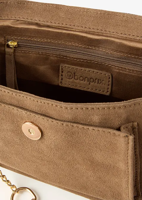 Skulderveske i imitert skinn, bonprix