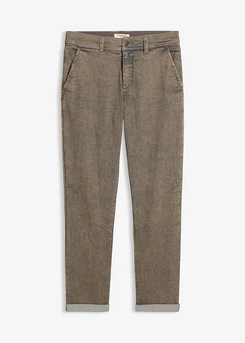 Relaxed fit-jeans i lett denim med stretchlinning, Straight, bonprix
