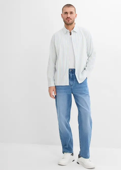 Strykefri business-skjorte med stretch, Modern fit, bonprix