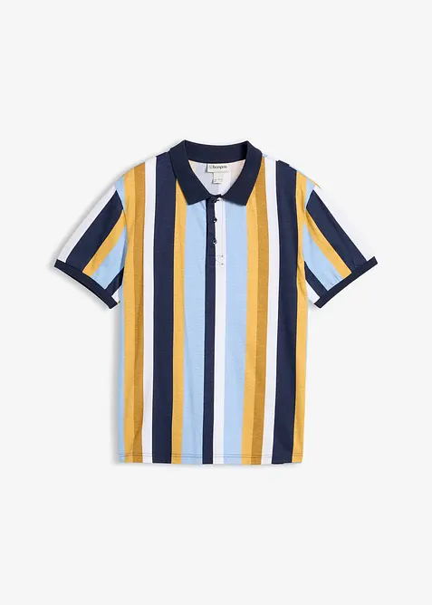 Poloskjorte i 100% &oslash;kologisk bomull, bonprix