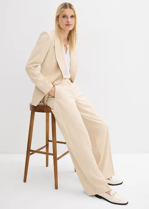 Blazer med n&aring;lestriper, bonprix