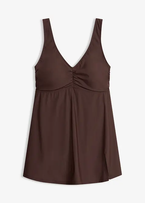 Shape-badekjole med V-hals, middels formende, bonprix