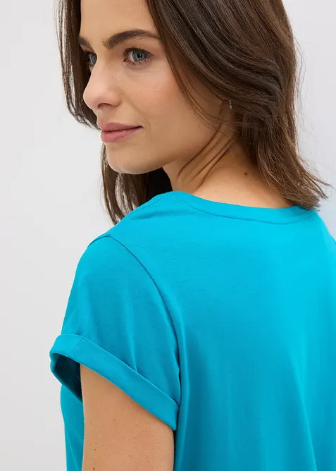 Kort nattkjole i 100% &oslash;kologisk bomull, bonprix