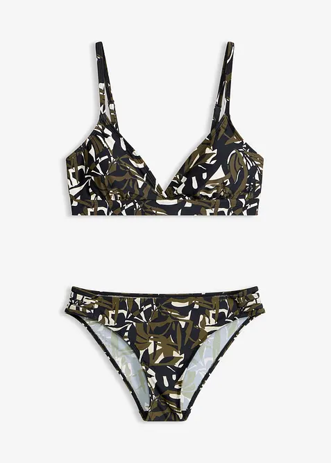 Bikini med kryssende skulderb&aring;nd, bonprix