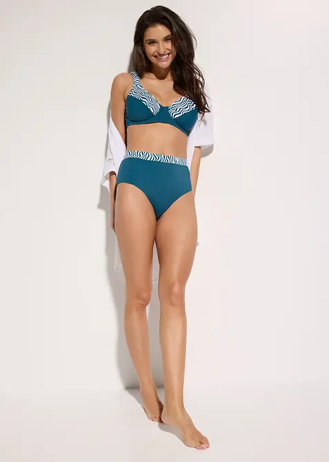 Minimizer-bikini med vatterte skulderb&aring;nd (2-delt sett), bonprix