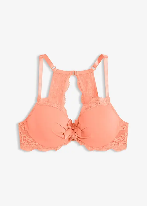 Padded-BH med blomsterblonde, bonprix