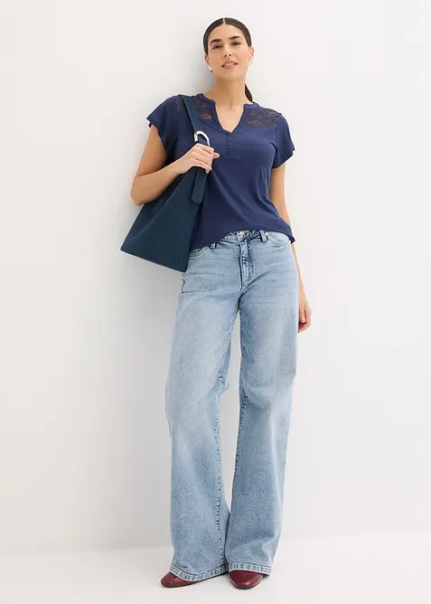 Topp i viskosemiks, bonprix