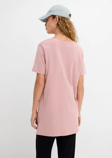 Lang topp med V-hals (2-pack), bonprix