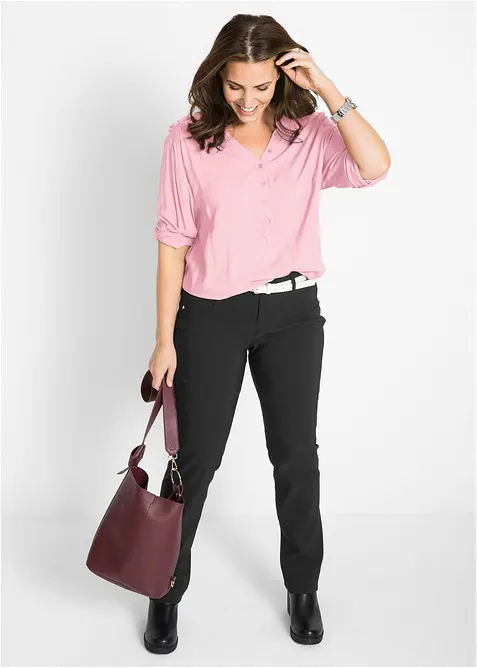 Blusetunika i myk viskose, bonprix