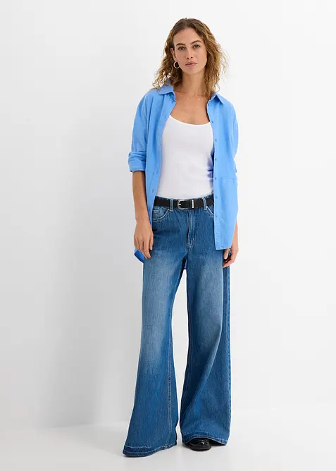 Stroppetopp i 100% bomull (2-pack), bonprix