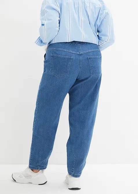 Mom jeans, High Waist, komfortlinning, bonprix