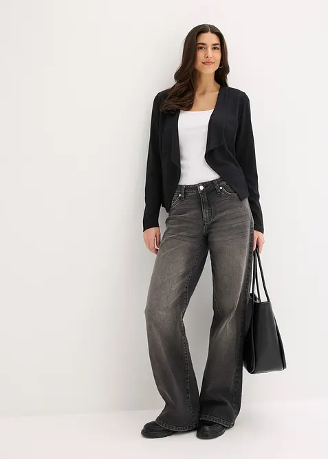 Jerseyblazer i viskosemiks, bonprix