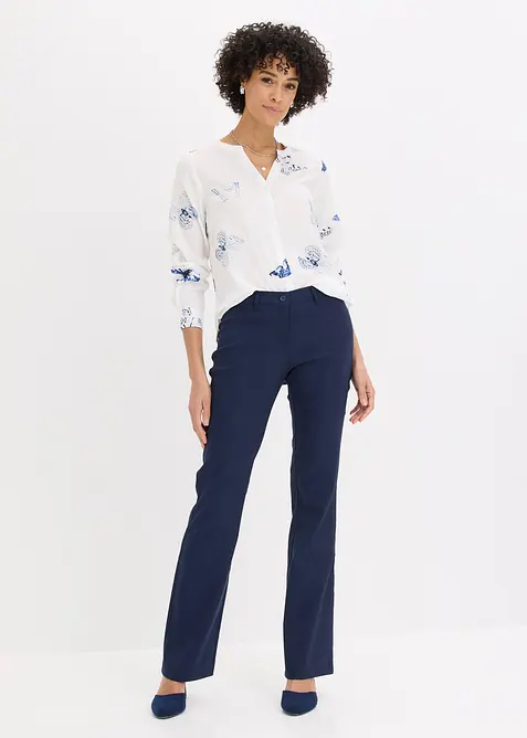 Viskose-bluse med print, bonprix