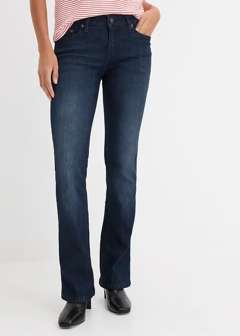 Bootcut-jeans Mid Waist, Stretch, bonprix