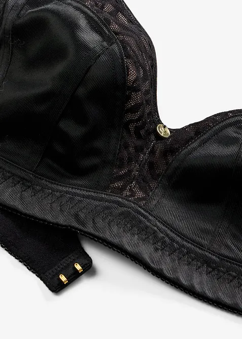 Bralette uten b&oslash;yle med delikat blonde, bonprix