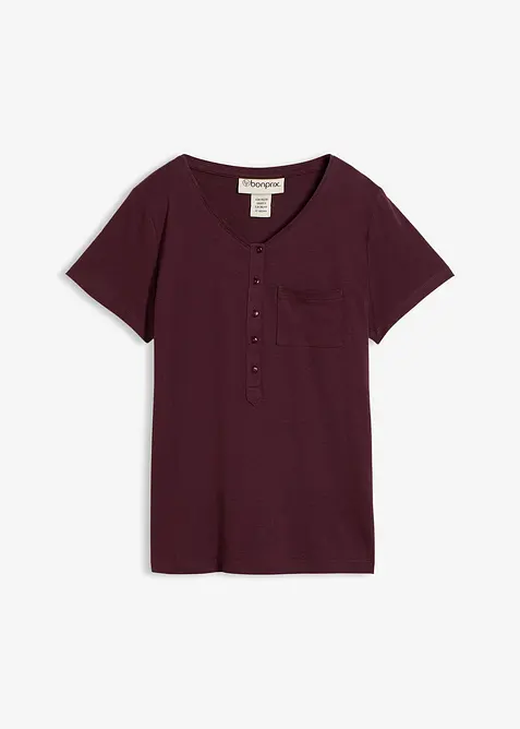 T-skjorte i bomull-/viskosemiks, bonprix